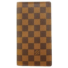 Louis Vuitton Damier Portefeuille Cartes Crédit Wallet Damier ebene