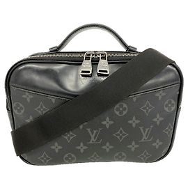Bumbag Louis Vuitton Monogram Eclipse Preto