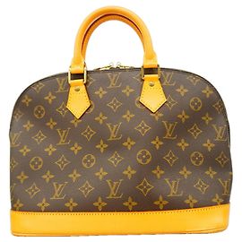 Borsa Louis Vuitton Alma Monogram Marrone