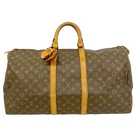 Louis Vuitton Boston Monogram Keepall 55 Marron