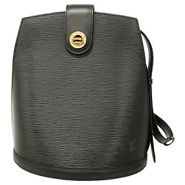 Borsa a tracolla Louis Vuitton Epi Cluny Nero