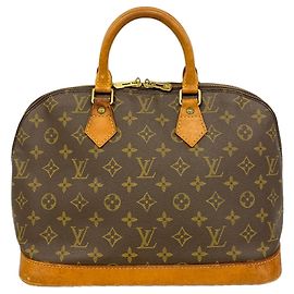 Louis Vuitton Alma Monogram Handtasche Braun