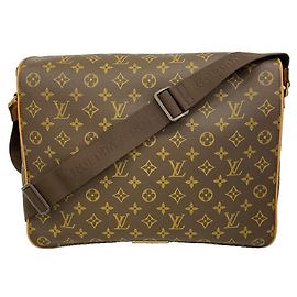 Bolso de hombro Louis Vuitton Monogram Abbesses Castaño