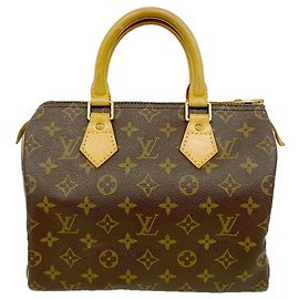 Borsa Louis Vuitton Monogram Speedy 25 Marrone