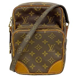 Bolso de hombro Louis Vuitton Monogram Amazon Castaño
