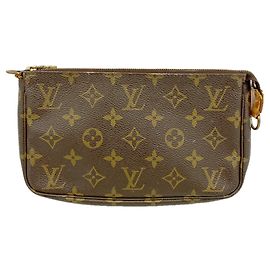 Louis Vuitton Monogram Pochette Accessoires Bag/Pouch M51980 Marron