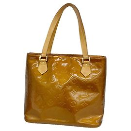 Sac Cabas Louis Vuitton Vernis Houston Bronze
