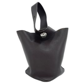 Borsa a tracolla Pebble Loewe Marrone