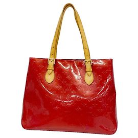 Louis Vuitton Vernis Brentwood Tote Bag Red
