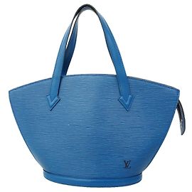 Borsa Louis Vuitton Epi Saint Jacques Blu