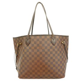 Louis Vuitton Damier Neverfull MM Tote Bag Damier ebene