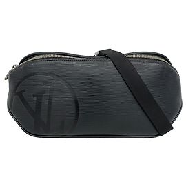 Louis Vuitton Epi LV Circle Sling Bag Black