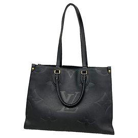 Saco Tote Louis Vuitton Monogram Empreinte OnTheGo Preto