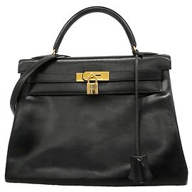 Hermès Hermes Kelly 32 Handbag Black