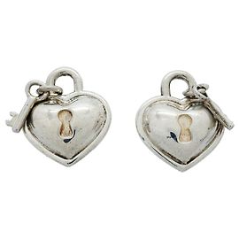 Tiffany & Co. Heart Lock Key Ohrringe Andere