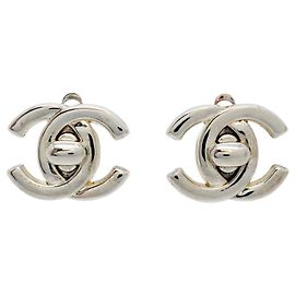Orecchini a clip Chanel Silver Argento