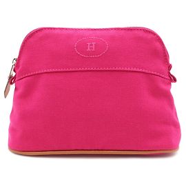 Hermès HERMES Bolide Pouch 20 Handbag Fuschia