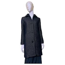Autre Marque A.P.C. Wool Blend Coat Golden Dark blue
