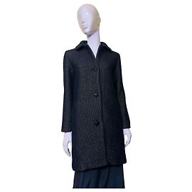 Autre Marque Manteau en mélange de laine A.P.C. Doré Bleu foncé
