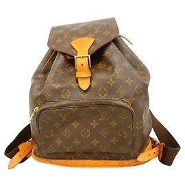 Mochila Louis Vuitton Monogram Montsouris GM Castaño