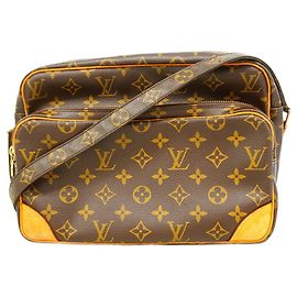 Sac à épaule Nile Monogram Louis Vuitton Marron