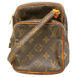 Sac à épaule Louis Vuitton Monogram Mini Amazon Marron