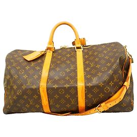 Borsa Boston Louis Vuitton Marrone Marrone
