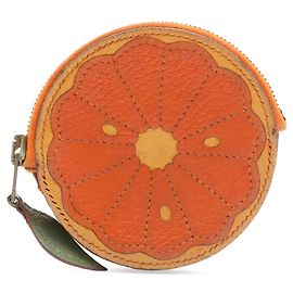 Hermès Porta-moedas Hermes em verde e laranja Verde Laranja