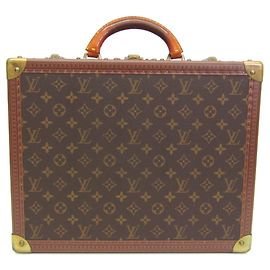 Maletín Attaché Louis Vuitton Monogram Cotteville 40 Castaño