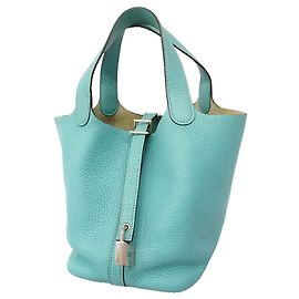 Hermès Hermes Picotin Lock PM Handbag Blue