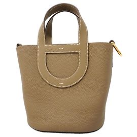 Hermès Bolso Hermes In the Loop 18 Gris pardo