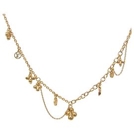 Colar com pingente em ouro Louis Vuitton Dourado