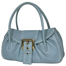 Céline Celine Handtasche aus hellblauem Leder Hellblau