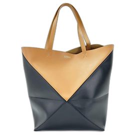 Sac cabas Loewe Puzzle Fold, Brown Marron