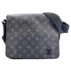 Louis Vuitton District Schultertasche - Black Schwarz