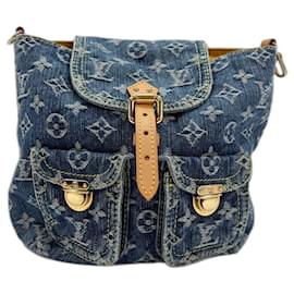 Louis Vuitton Blue Sac à Dos Backpack Bleu