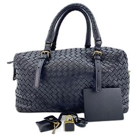 Borsa Boston Bottega Veneta Nera Nero