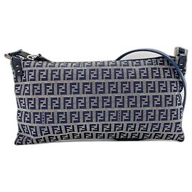Fendi Navy Shoulder Bag Navy blue