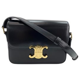 Céline Borsa a tracolla Celine Teen Triomphe Nero