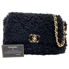 Chanel Black Shoulder Bag Black