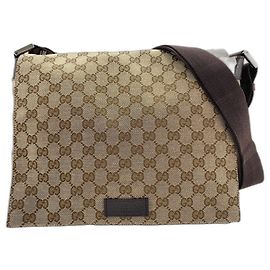 Borsa a tracolla Gucci marrone usata Marrone