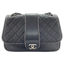 Borsa a tracolla Chanel Matelassé Nero