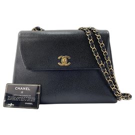 Borsa a tracolla Chanel Trapeze, Black Nero