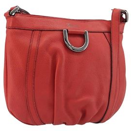 Gucci Abbey Leather Medium Rouge
