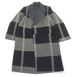 Autre Marque RAINMAKER KYOTO Chester coat Wool Coat Black