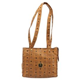 MCM Visetos Leather Brown