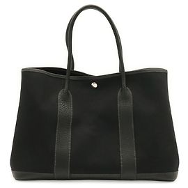 Hermès HERMES Garden PM Tote Bag Schwarz