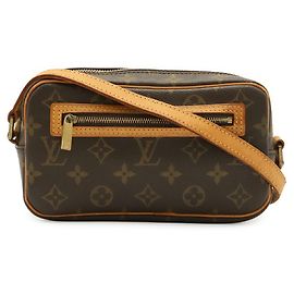 Bolso de hombro Louis Vuitton Monogram Pochette Cité Castaño Otro Monograma