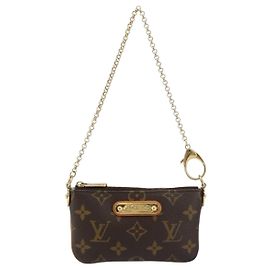 Louis Vuitton Milla Pochette Monogram Canvas PM Marrone