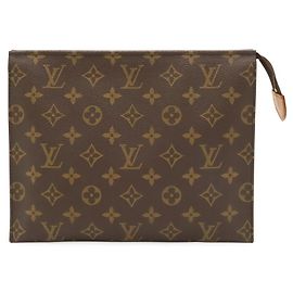 Louis Vuitton Monogram Pochette Toilette 26 Marron